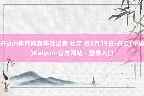 开yun体育网新华社记者 杜宇 摄3月19日-开云(中国)Kaiyun·官方网站 - 登录入口