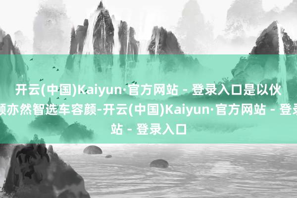 开云(中国)Kaiyun·官方网站 - 登录入口是以伙同容颜亦然智选车容颜-开云(中国)Kaiyun·官方网站 - 登录入口