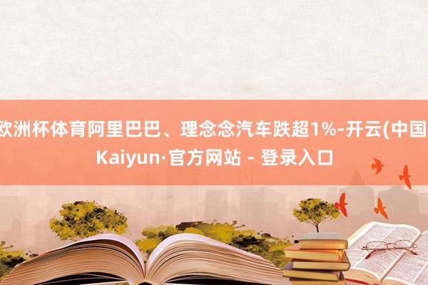欧洲杯体育阿里巴巴、理念念汽车跌超1%-开云(中国)Kaiyun·官方网站 - 登录入口